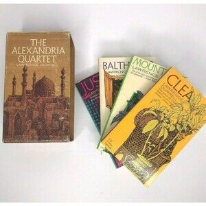 The Alexandria Quartet Book Set by Lawrence Durrell  D80-83 In Hard Slipcover